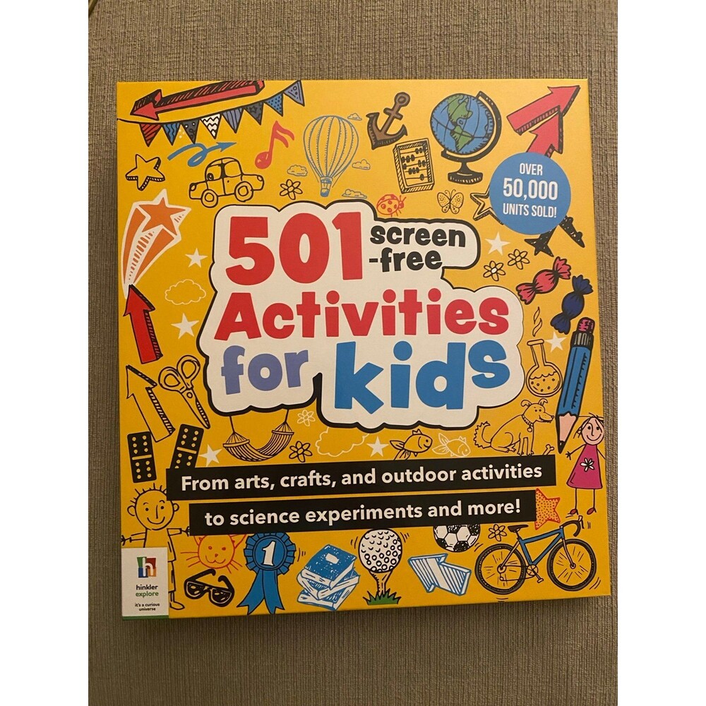 501 Screen-free Activities for Kids - Activity Book NEW